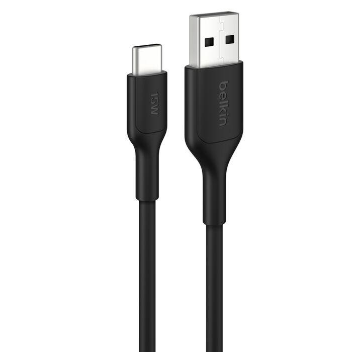Belkin BoostCharge USB-C to USB-A Cable (0.15M) - Black (CAB021fq0MBK) Cables