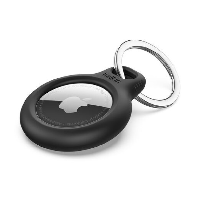 Belkin Secure Holder With Key Ring for AirTag - Black (F8W973btBLK) Mobile Phone Accessories