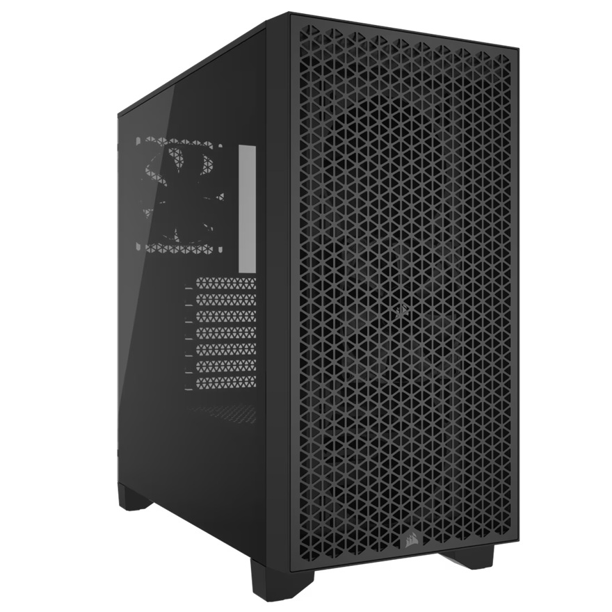Corsair 3000D AIRFLOW Mid-Tower PC Case - Black Cases & Accessories