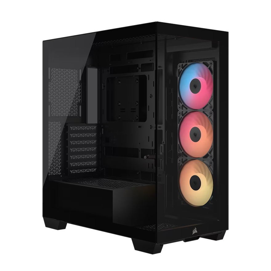 Corsair 3500X RS-R ARGB Mid-Tower PC Case - Black Cases & Accessories