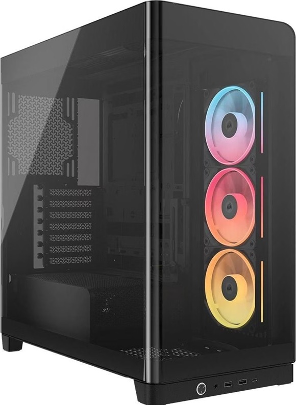 Corsair FRAME 4500X LX-R RGB LINK Panoramic Glass Mid-Tower PC Case Black: up to 460mm GPU Cases & Accessories