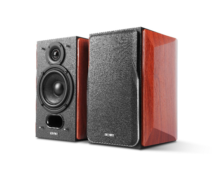 Edifier P17 Passive Bookshelf Speakers - Premium Wooden Enclosures/3/4inch Silk Dome Tweeters/4inch Bass Drivers/Wall-mount Brackets Speakers