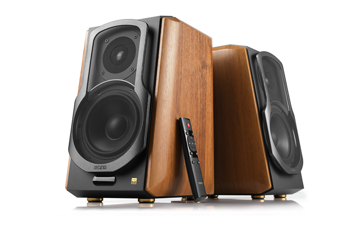 Edifier S1000MKII 2.0 Active Lifestyle Bookshelf Bluetooth Studio Speakers Brown Speakers