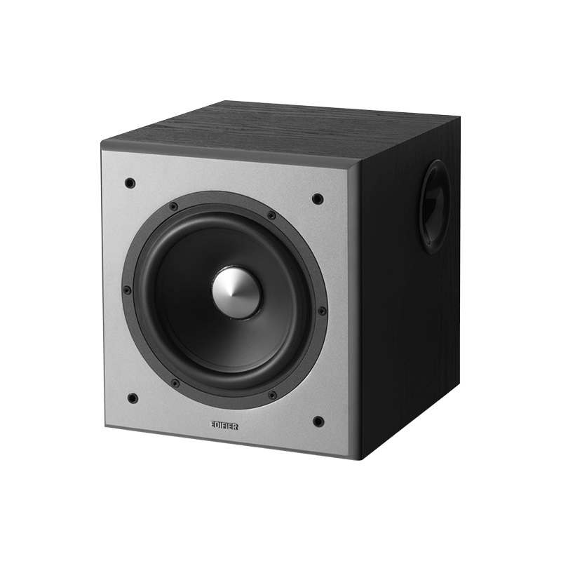 Edifier T5 Powered Active Subwoofer Black 38Hz frequency response MDF enclosure Adjustable Bass and Frequency Bandwidth Speakers