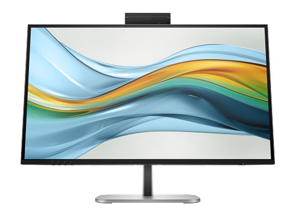 HP Series 5 Pro 27' 100Hz QHD IPS Monitor 2.5K 2560x1440 16:9 5ms Height Adjustable Tilt Swivel Pivot 2xDP HDMI 1xUSB-C (100W PD) Webcam LAN SPK VESA Monitors
