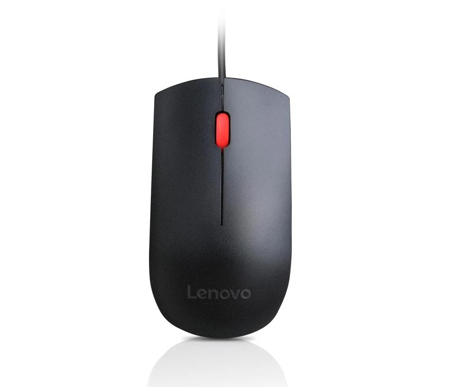 LENOVO Essential USB Mouse (Full Size) - Wired USB Connection Mouse