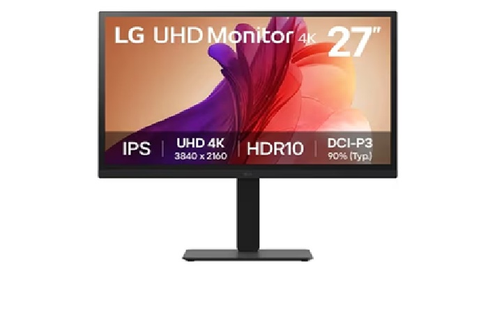 LG 27' IPS UHD 4K Monitor with 90% DCI-P3 and HDR10 support Monitors