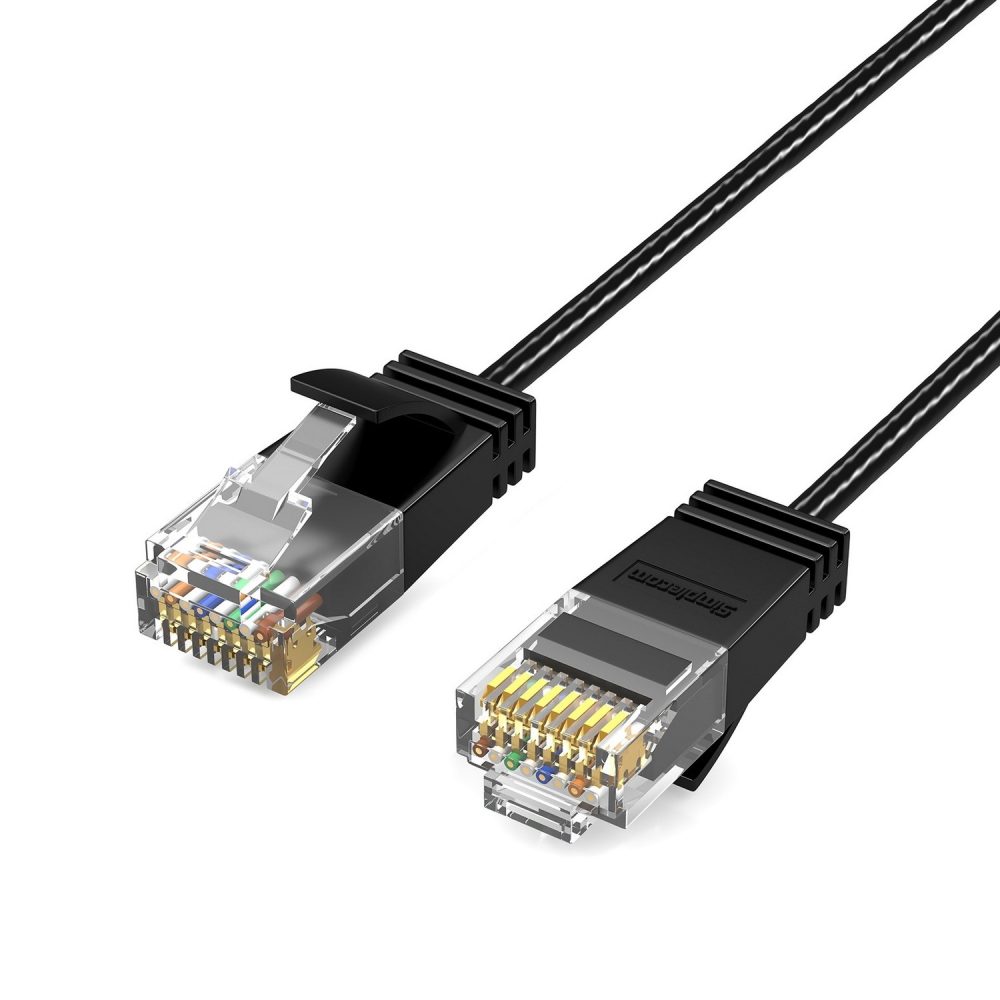 (LS)Simplecom CAE605 Ultra Slim Flexible Cat6A UTP Ethernet Cable 10Gbps 0.5M Cables