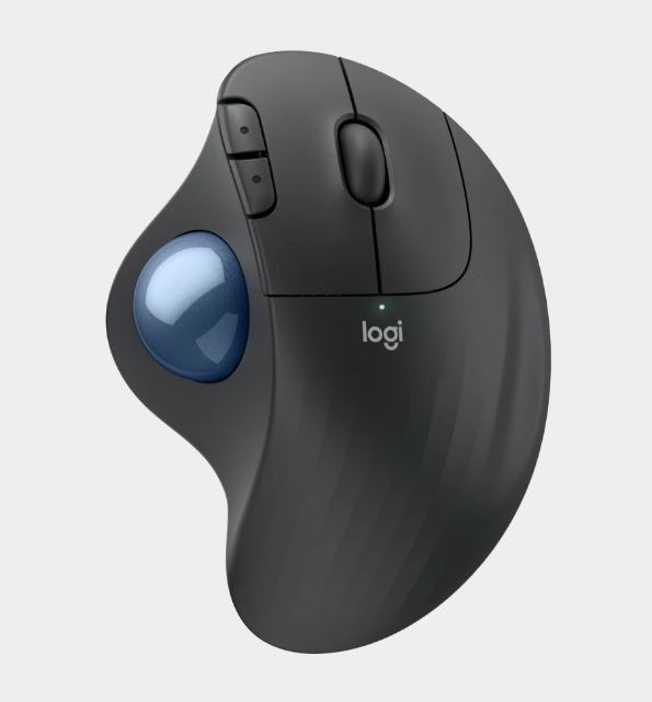 Logitech Ergo M575S Trackball Wireless Mouse Certified by ergonomists 400 - 2000 DPI 10 m wireless range Bluetooth Low Energy Technology Mouse