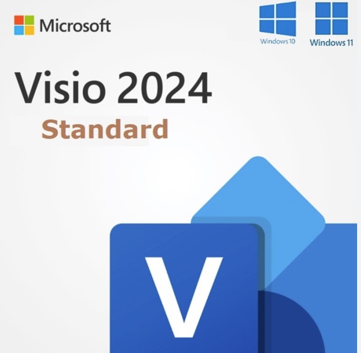 Microsoft ESD - Visio Standard 2024(Available on Leader Cloud Software