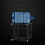 5-SOGA Black Portable 8-Cube Storage Organiser Foldable DIY Modular Grid Space Saving Shelf