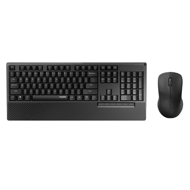 RAPOO X1960 Wireless Mouse and Keyboard Combo with Palm Res -1000DPI Keyboards