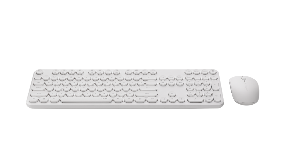 RAPOO X260S Wireless Optical Mouse & Keyboard Black - 2.4G Connection Keyboards