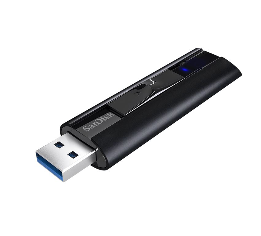 SanDisk 128GB Extreme Pro USB3.1 Solid State Flash Drive CZ880 Black 420MB/s Lifetime Lifetime Warranty USB