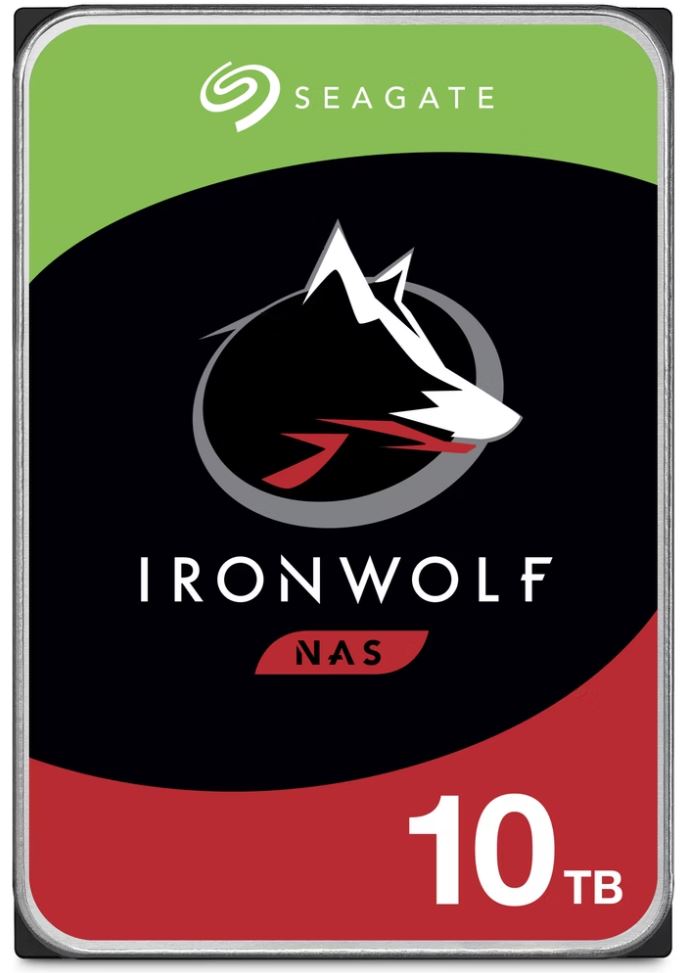 Seagate 10TB 3.5' IronWolf 7200 RPM 256MB Cache SATA 6.0Gb/s 3.5' Hard Drives Bare Drive Hard Disk Drives - SATA