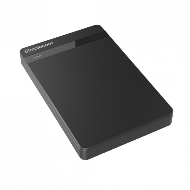 Simplecom SE203 Tool Free 2.5' SATA HDD SSD to USB 3.0 Hard Drive Enclosure - Black Enclosure Super Speed USB3.0 offer Transfer Rates Up To 5Gbps Hard Drives - External