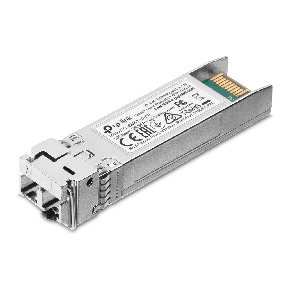 TP-Link TL-SM5110-SR 10GBase-LR 10GBase-SR SFP+ LC Transceiver Multi Mode Hot-Pluggable Digital Diagnostic Monitoring SFP+ MSA Compatible Network - Consumer