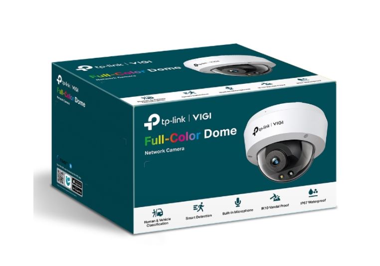 TP-Link VIGI 5MP C250(4mm) Full-Colour Dome Network Camera Security and Surveillance
