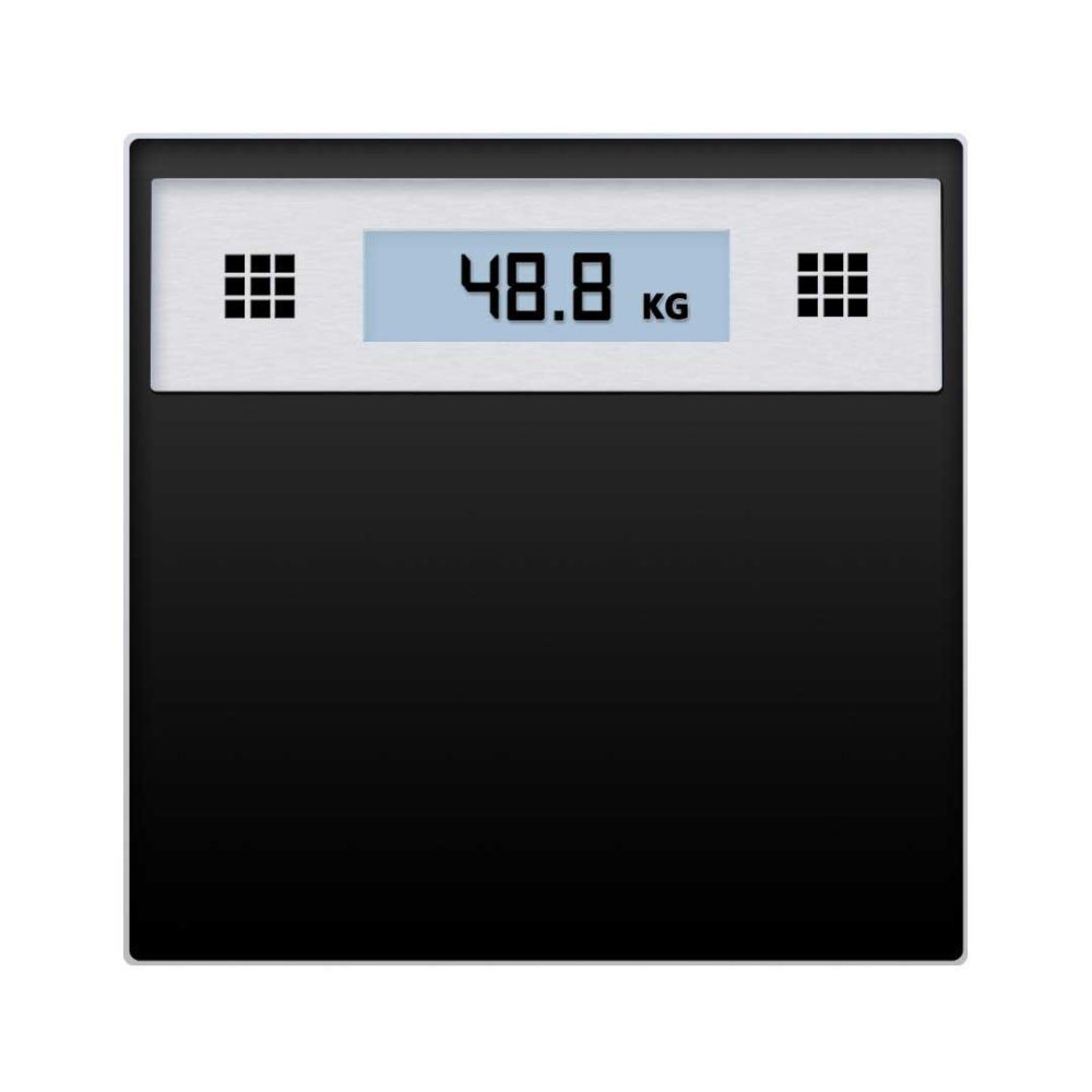 1-SOGA 180kg Electronic Talking Scale Weight Fitness Glass Bathroom Scale LCD Display Stainless
