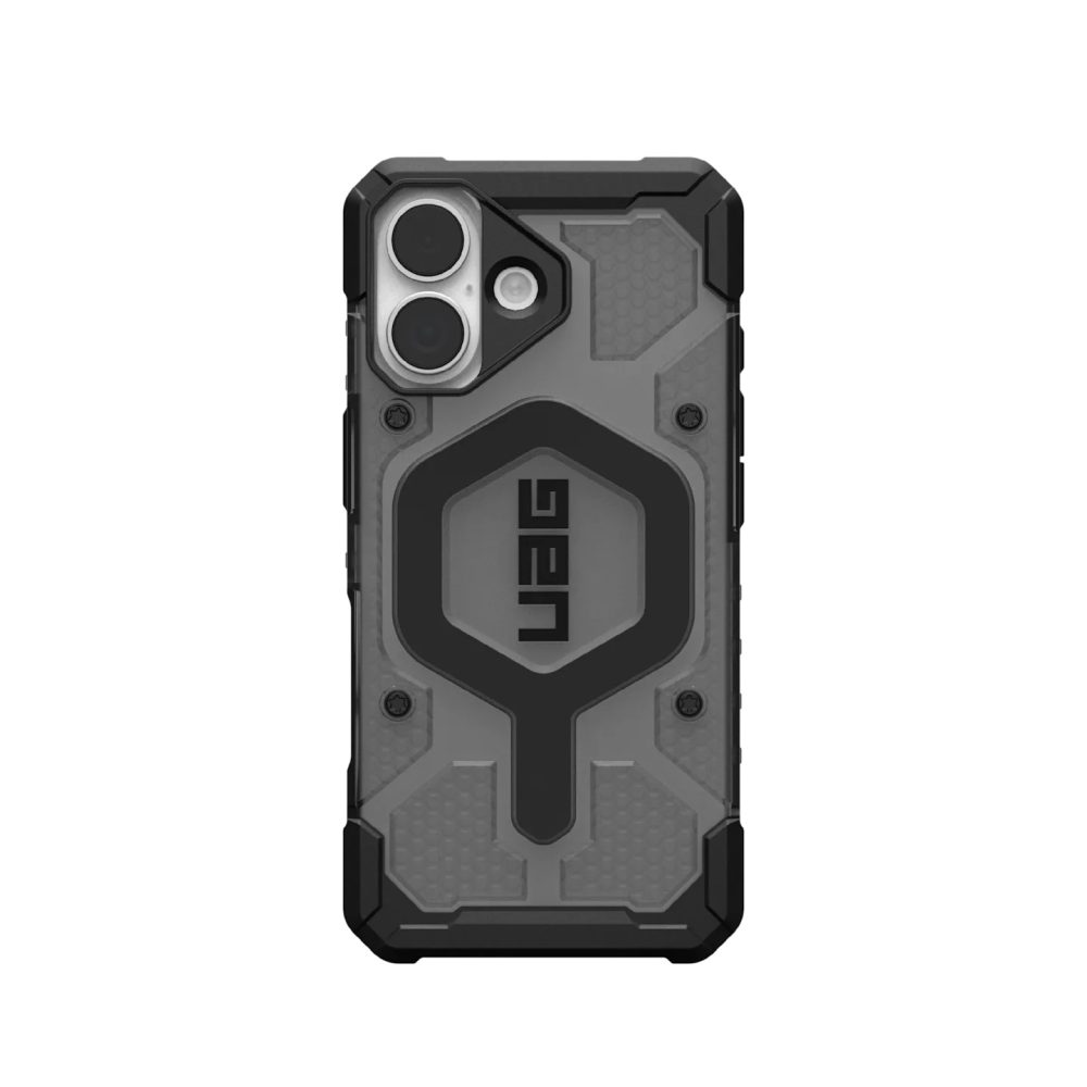 UAG Pathfinder Clear MagSafe Apple iPhone 17 (6.3') Rugged Clear Case - Ash/Black (114553113140) Mobile Phone Cases