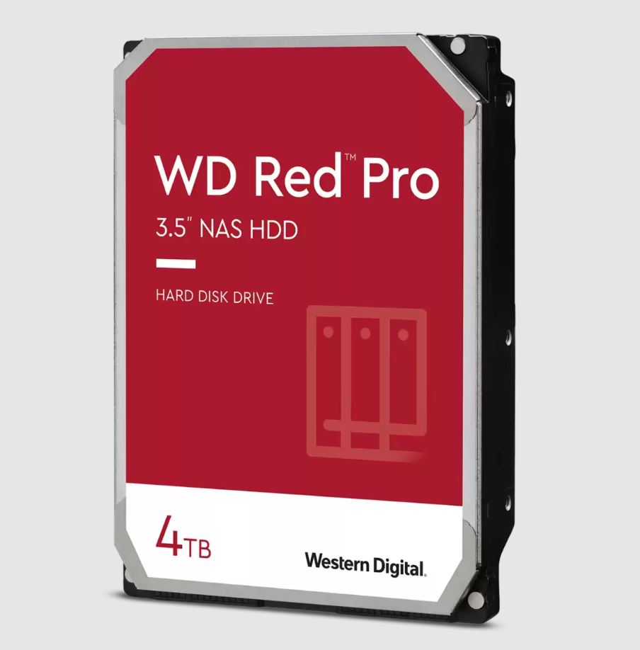 WD Red Pro 4TB 3.5' NAS Hard Drive Hard Disk Drives - SATA