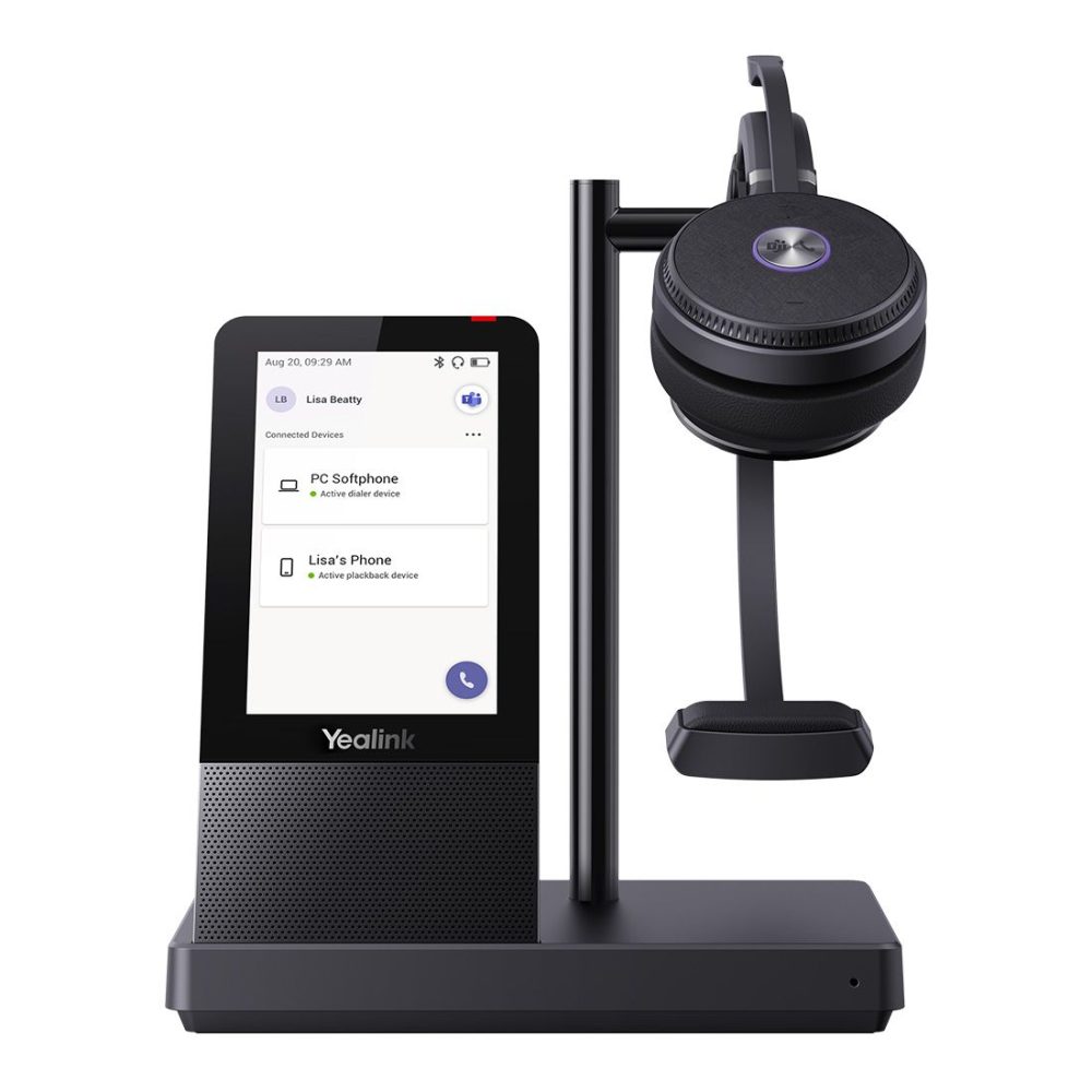 Yealink WH66 Mono Teams DECT Wireless Headset VOIP Headsets