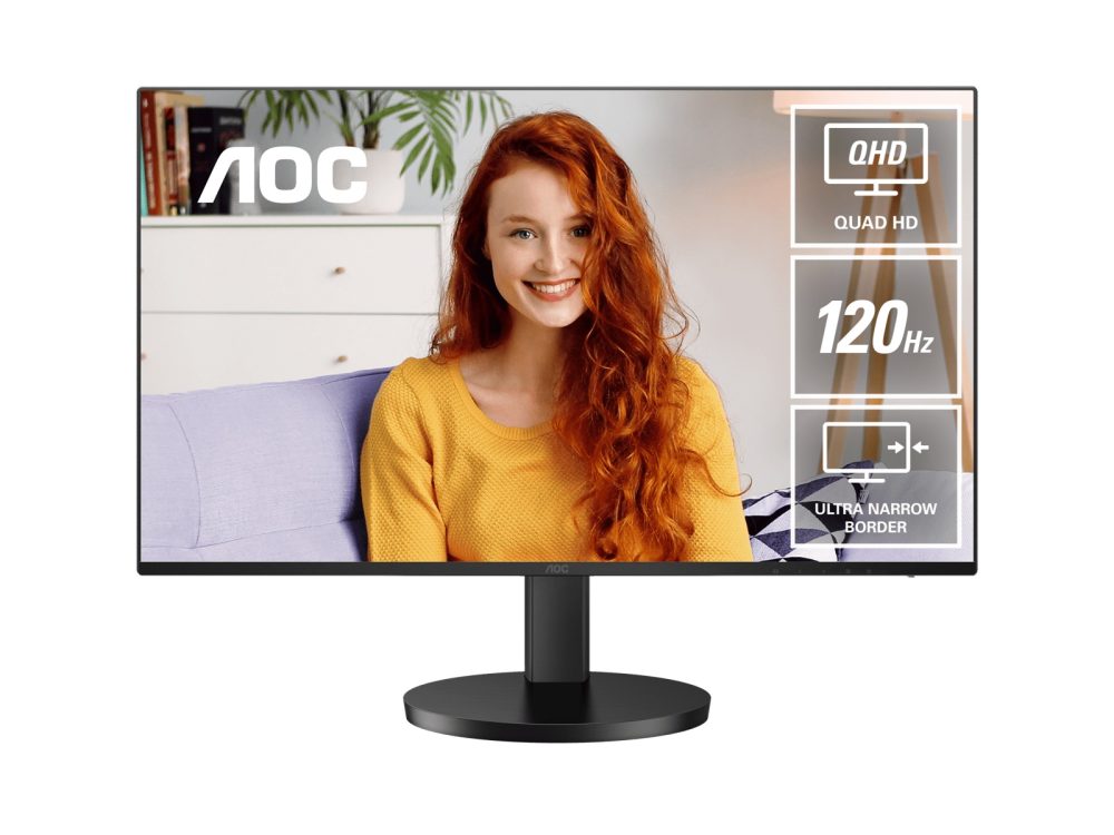 AOC 27' IPS Q27B3CF3: 2560×1440 @ 120Hz Monitors