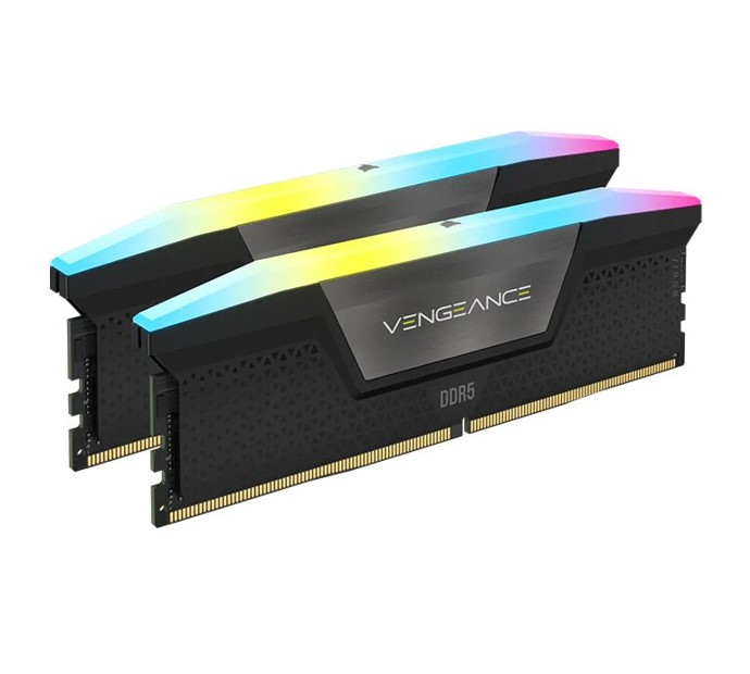 Corsair Vengeance RGB 32GB (2x16GB) DDR5 UDIMM 6000MHz C36 1.4V Desktop Gaming Memory Black Memory