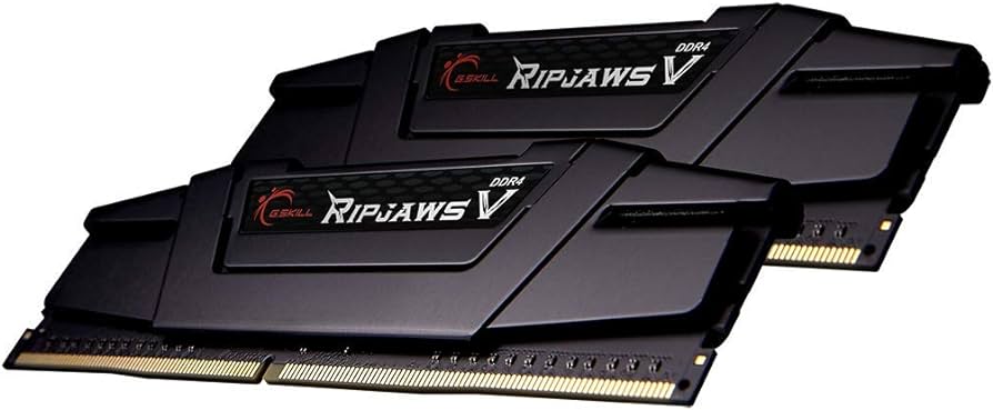 G.SKILL F4-3600C16D-32GVKC 32GB (2 x 16GB)/ PC4-28800 / DDR4 3600 Mhz/ Timings 16-19-19-39/ Voltage 1.35V/ Ripjaws V Memory