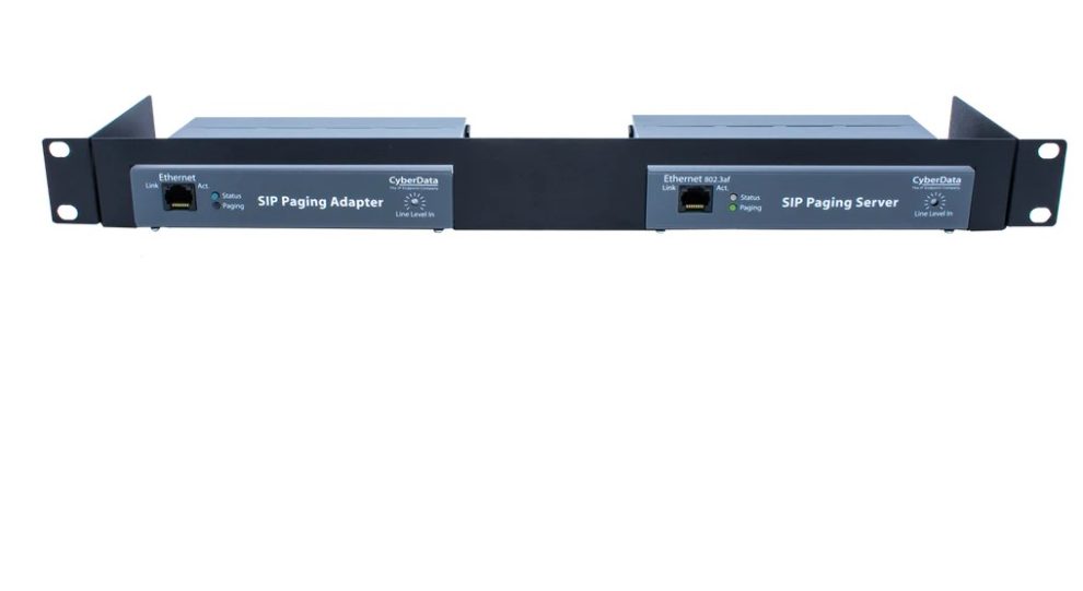 Server Rack U Adapter Cyberdata 011093 1U Server Rack Mount, Standard 19-inch rack mounting ...