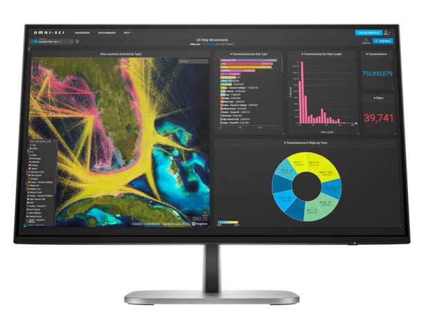 HP Series 5 524PF 23.8' / 24' 100Hz FHD IPS Monitor Anti-Glare 1920x1080 16:9 5ms Height Adjustment Tilt Pivot Swivel DP HDMI 4xUSB Hub 3yrs wty Monitors