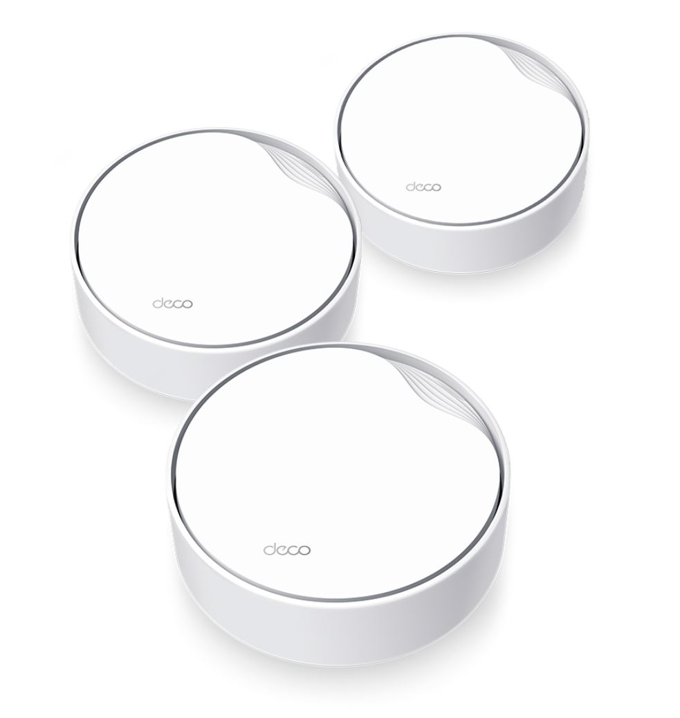 TP-Link Deco X50-PoE(3-pack) AX3000 Whole Home Mesh WiFi 6 System with PoE Network - Consumer