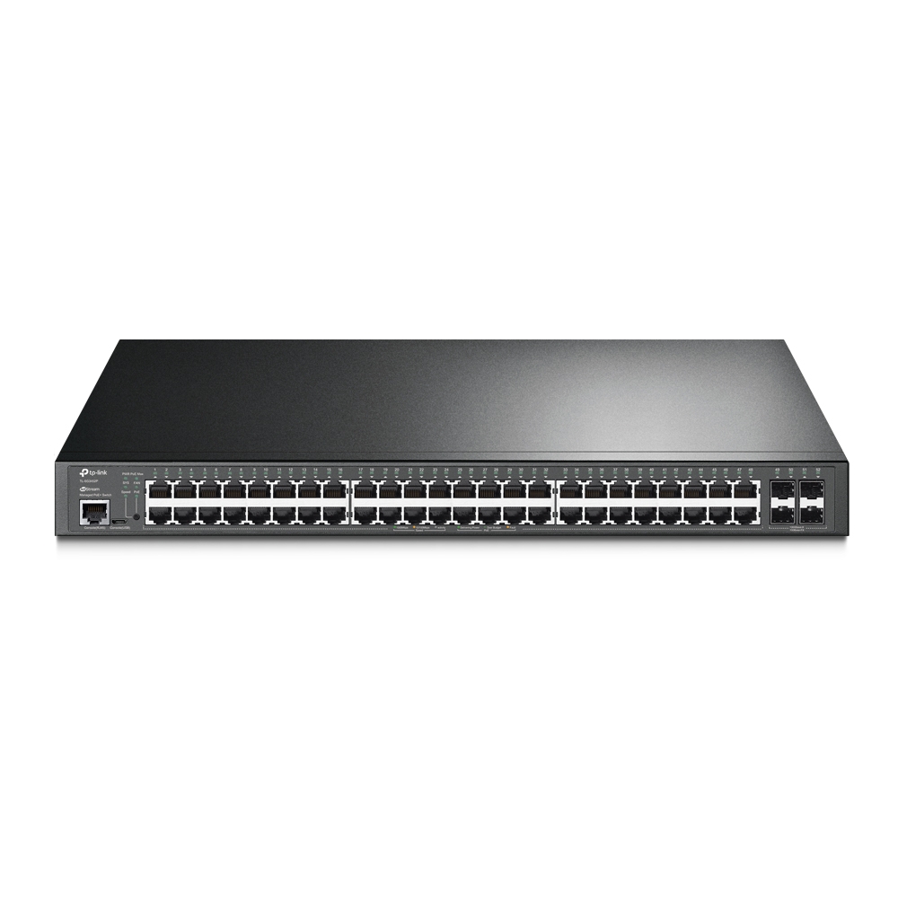TP-Link SG3452P Omada 52-Port Gigabit L2+ Managed Switch with 48-Port PoE+ Network - SMB
