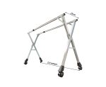 4-SOGA 2.0m Portable Standing Clothes Drying Rack Foldable Space-Saving Laundry Holder with Wheels