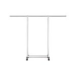1-SOGA 180cm Stainless Steel Floor-Standing Clothes Rack - Durable and Space-Saving Laundry Organizer
