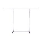 1-SOGA 240cm Stainless Steel Floor-Standing Clothes Rack - Durable and Space-Saving Laundry Organizer