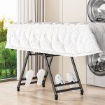 6-SOGA 1.6m Portable Wing Shape Clothes Drying Rack Foldable Space-Saving Laundry Holder