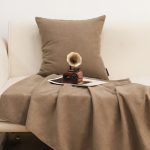 6-SOGA 1.5m Bed Light Brown Vintage Scarf Runner Bedding Tail Pad Flag For Home Hotel Set of 3