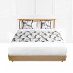 1-SOGA 1.5m Bed Light Luxury Zebra Vintage Bed Scarf Runner Bedding Tail Pad Flag For Home Hotel Set of 3