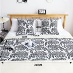 5-SOGA 1.5m Light Black Luxury Mottled Bed Vintage Scarf Runner Bedding Tail Pad Flag For Home Hotel Set of 3