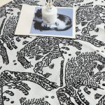 6-SOGA 1.5m Light Black Luxury Mottled Bed Vintage Scarf Runner Bedding Tail Pad Flag For Home Hotel Set of 3