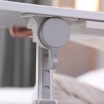 6-SOGA 2X 70X45cm White Small Laptop Bed Portable Foldable Study Table Adjustable