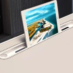 4-SOGA 60X40cm White Small Laptop Bed Portable Foldable Study Table Adjustable