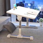 3-SOGA 2X 60X40cm White Small Laptop Bed Portable Foldable Study Table Adjustable