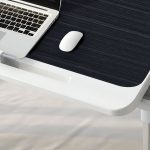 7-SOGA 2X 60X40cm Black Small Laptop Bed Portable Foldable Study Table Adjustable