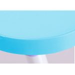 7-SOGA Blue Portable Bed Table Adjustable Foldable Bed Sofa Study Table Laptop Mini Desk with Notebook Stand Card Slot Holder Home Decor