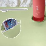 8-SOGA 2X  Green Portable Bed Table Adjustable Folding Mini Desk With Mini Drawer and Cup-Holder Home Decor