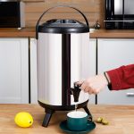 5-SOGA 14L Portable Insulated Cold/Heat Coffee Tea Beer Barrel Brew Pot With Dispenser