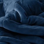 5-SOGA Navy Blue Throw Blanket Warm Cozy Double Sided Thick Flannel Coverlet Fleece Bed Sofa Comforter
