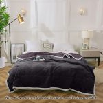 2-SOGA 2X Dark Grey Throw Blanket Warm Cozy Double Sided Thick Flannel Coverlet Fleece Bed Sofa Comforter